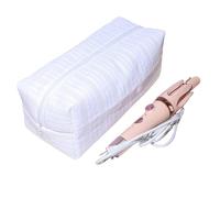 AeSiliFlex Estuche de viaje para herramientas de pelo para Airwrap y Shark Styler, bonito estuche para secador de pelo con almacenamiento de accesorios, bolsa ligera para secador de pelo, diamante, L