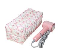 AeSiliFlex Estuche de viaje para herramientas de pelo para Airwrap y Shark Styler, bonito estuche para secador de pelo con almacenamiento de accesorios, bolsa ligera para secador de pelo, mariposa, L