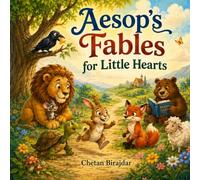 Aesop’s Fables for Little Hearts: 30 Illustrated Moral Stories for Kids Ages 4-10
