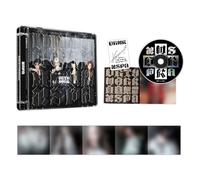 aespa - aespa - 1st Single Album [Dirty Work] (Dirty Code - A Ver.) CD-R + Accordion Fold Paper + 2 Pin Button Badges + 4 Extra Photocards
