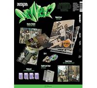 Aespa - Aespa - My World "The 3rd Mini Album" (CD Periódico + 12 Hojas Estilo Periódico + Póster + Folleto Con Letras En Inglés + Tarjeta Fotográfica)