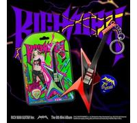 Aespa - Rich Man - Rich Man Guitar Version - incl. NFC CD, Accordion Fold Card, Photocard, Sticker, Group Photocard + Guitar Keyring