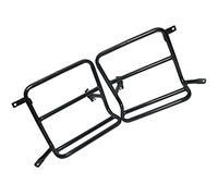 AEspares Compatible con Royal Enfield Classic 350 500 Military Alforja Juego de marco negro