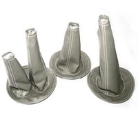 AEspares Compatible con Willys MB GPW Ford - Juego de 3 piezas de funda de palanca de cambios de piel sintética, color gris