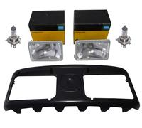 AEspares Faro delantero con bisel compatible con John Deere 5045 5055 5103 5525 5625++ R188979 SJ10479