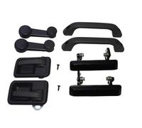 AEspares Juego completo de asas interiores exteriores compatibles con Suzuki SJ410 SJ413 SJ Samurai 85 86-95