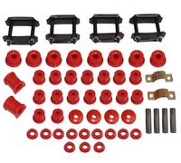 AEspares Kit completo de bujes de suspensión de poliuretano rojo compatible con Suzuki Samurai