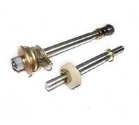 AEspares Kit de eje de eje de rueda delantera y trasera compatible con motocicletas Royal Enfield Bullet