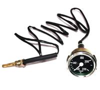 AEspares Medidor de temperatura negro compatible con Ford GPW MB GPW CJ2A CJ3A CJ3B