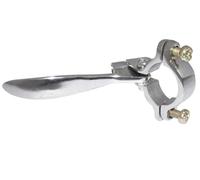 AEspares Palanca descompresor de 1 pulgada de latón cromado compatible con Royal Enfield