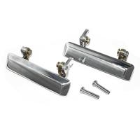 AEspares Par de manijas de puerta exterior con perilla de bloqueo compatible con Suzuki SJ410 SJ413