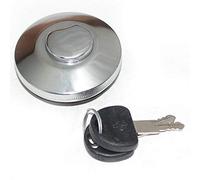 AEspares Para Suzuki SJ410 413 LJ Tapa de depósito de combustible cromada + cerradura Samurai Sierra Drover