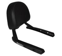 AEspares Respaldo del pasajero con almohadilla negra compatible con Royal Enfield New Classic Reborn 350