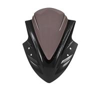 AESRTMJ Adecuado para Kawasaki para Ninja 400 2019 2020 para Ninja250 300 2013-2018 Parabrisas De Motocicleta Deflector De Viento De Doble Burbuja(Carbon Brown)