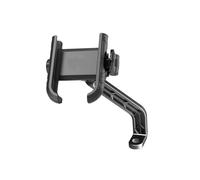 AESRTMJ Bicicleta Moto Soporte para Teléfono Navegación Conducción Manillar Ajustable Pinza Móvil(Negro,Rear Mirror)