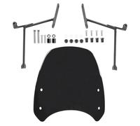 AESRTMJ Deflector De Flujo De Aire para Motocicleta Visera Parabrisas Pantalla para CL250 CL300 CL500 2023(Negro)