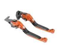 AESRTMJ Manetas De Embrague De Freno Extensibles Ajustables Para Motocicleta Para S1000XR S 1000XR S1000 XR S 1000 XR 2014-2019 2015 2016 2017 2018(Orange Black)