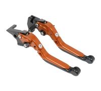 AESRTMJ Manetas De Embrague De Freno Extensibles Ajustables Para Motocicleta Para S1000XR S 1000XR S1000 XR S 1000 XR 2014-2019 2015 2016 2017 2018(Naranja)