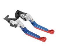 AESRTMJ Manetas De Embrague De Freno Extensibles Ajustables Para Motocicleta Para S1000XR S 1000XR S1000 XR S 1000 XR 2014-2019 2015 2016 2017 2018(Blue Red)