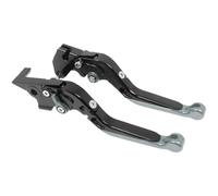 AESRTMJ Manetas De Embrague De Freno Extensibles Ajustables Para Motocicleta Para S1000XR S 1000XR S1000 XR S 1000 XR 2014-2019 2015 2016 2017 2018(Black Titanium)