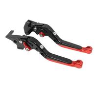 AESRTMJ Manetas De Embrague De Freno Extensibles Plegables Para S1000XR S 1000XR S1000 XR S 1000 XR 2020 2021 2022 2023(negro rojo)