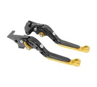 AESRTMJ Palanca De Embrague De Freno Extensible Ajustable Para Motocicleta Para SUZUKI Para HAYABUSA GSXR1300 GSXR 1300 1999-2006 2007(Oro negro)