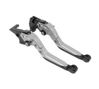 AESRTMJ Palanca De Embrague De Freno Extensible Ajustable Para Motocicleta Para SUZUKI Para HAYABUSA GSXR1300 GSXR 1300 1999-2006 2007(GRIS)