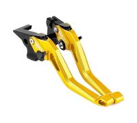AESRTMJ Palancas De Embrague Freno Cortas Ajustables Para Motocicletas Para CBR300R CB300R CB125R CB150R CB125F(Oro)
