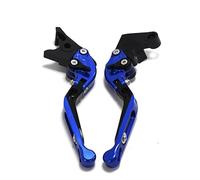 AESRTMJ Palancas De Embrague Freno Extensibles Y Plegables Para Motocicleta Para YAMAHA XT660 XT660R XT660X Para Tenere 2004-2017(Blue Black)