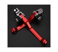 AESRTMJ Palancas De Freno Y Embrague Plegables Aluminio CNC Para Motocicleta Cross Para XR230 2005-2012(ROJO)