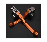 AESRTMJ Palancas De Freno Y Embrague Plegables Aluminio CNC Para Motocicleta Cross Para XR230 2005-2012(Naranja)