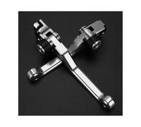 AESRTMJ Palancas De Freno Y Embrague Plegables Aluminio CNC Para Motocicleta Cross Para XR250 2005-2012(Plata)