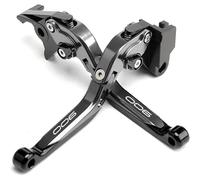 AESRTMJ Palancas De Freno Y Embrague Plegables Extensibles Ajustables Para Motocicleta Para Kawasaki Z900 2017-2024(GRIS)