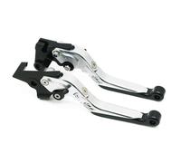 AESRTMJ Para Benelli Para Jinpeng 502 TRK502 TRK 502X 2018-2021 Palancas De Freno Y Embrague Plegables Extensibles Ajustables Para Motocicleta(Plata)