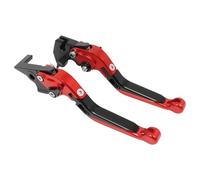 AESRTMJ Para Benelli Para Jinpeng 502 TRK502 TRK 502X 2018-2021 Palancas De Freno Y Embrague Plegables Extensibles Ajustables Para Motocicleta(Red black)
