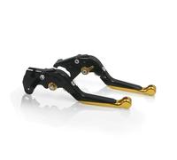 AESRTMJ Para Benelli Para Jinpeng 502 TRK502 TRK 502X 2018-2021 Palancas De Freno Y Embrague Plegables Extensibles Ajustables Para Motocicleta(Oro negro)