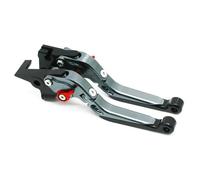 AESRTMJ Para Benelli Para Jinpeng 502 TRK502 TRK 502X 2018-2021 Palancas De Freno Y Embrague Plegables Extensibles Ajustables Para Motocicleta(GRIS)