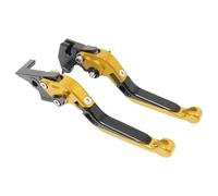 AESRTMJ Para Benelli Para Jinpeng 502 TRK502 TRK 502X 2018-2021 Palancas De Freno Y Embrague Plegables Extensibles Ajustables Para Motocicleta(Gold black)