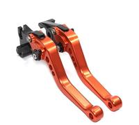 AESRTMJ Para Benelli TNT125 TNT135 2016 2017 Palancas Cortas De Freno Y Embrague Accesorios Para Motocicleta(Naranja)