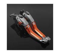 AESRTMJ Para CB750 Para HORNET 2023-2025 5D Accesorios De Motocicleta Palancas Embrague Freno Ajustables(Gray Orange)