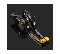 AESRTMJ Para CB750 Para HORNET 2023-2025 5D Accesorios De Motocicleta Palancas Embrague Freno Ajustables(Oro negro)