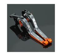 AESRTMJ Para CBR650R 2019-2024 Accesorios De Motor Juego Palancas Freno Y Embrague Manija Plegable Ajustable(Gray Orange)