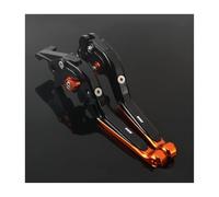 AESRTMJ Para CBR650R 2019-2024 Accesorios De Motor Juego Palancas Freno Y Embrague Manija Plegable Ajustable(Naranja negra)