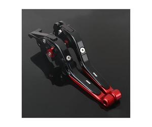 AESRTMJ Para CBR650R 2019-2024 Accesorios De Motor Juego Palancas Freno Y Embrague Manija Plegable Ajustable(negro rojo)