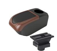AESRTMJ Para Citroen Para Sega Caja De Brazo De Automóvil Modificación Interior Super Gran Espacio De Almacenamiento Con USB(B3 Brown frame 6USB)