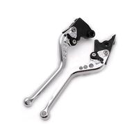 AESRTMJ Para CRF1000L Para Africa Twin 2015-2017 NC750X 2016-2020 CBR650R CB650R 2019 CBR650F CB650F 2014-2022 Manetas De Embrague De Freno Largas/cortas(Plata,Estilo B)