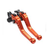 AESRTMJ Para DUCATI Para MULTISTRADA 1200 1200S 1200GT 2010-2018 Accesorios De Motocicleta Palancas Embrague Freno Cortas(Naranja)