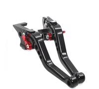 AESRTMJ Para DUCATI Para MULTISTRADA 1200 1200S 1200GT 2010-2018 Accesorios De Motocicleta Palancas Embrague Freno Cortas(negro rojo)