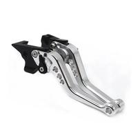 AESRTMJ Para DUCATI Para MULTISTRADA 1200 1200S 1200GT 2010-2018 Accesorios De Motocicleta Palancas Embrague Freno Cortas(Plata)