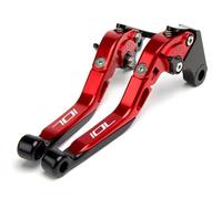 AESRTMJ Para Husqvarna 701 Para Supermoto Para Enduro 2017-2020 Maneta De Freno Y Embrague Extensible Plegable Para Motocicleta(ROJO)